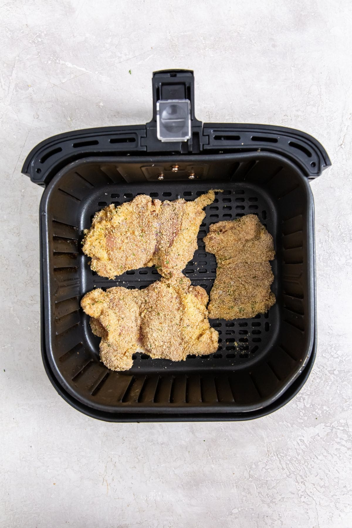 Easy Air Fryer Breaded Chicken Thighs