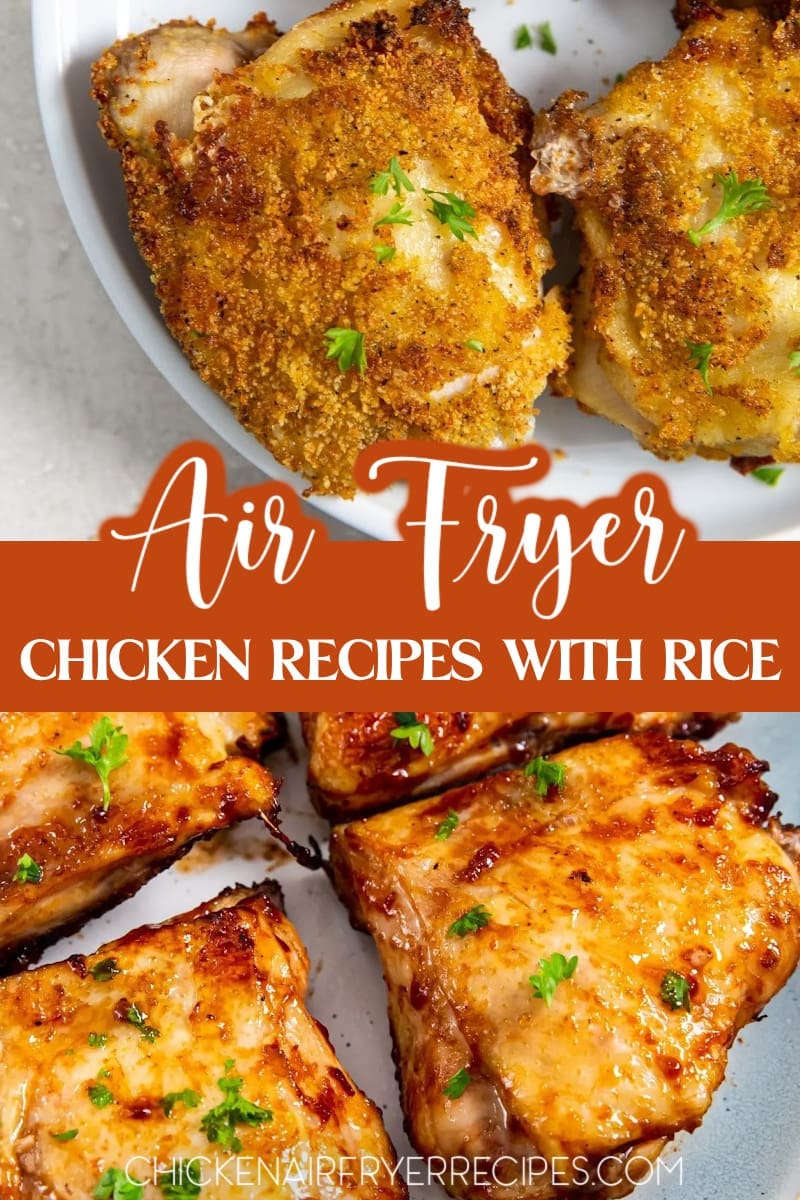 Rice is almost a perfect side dish that can be made better with the help of delicious and easy air fryer chicken recipes. Healthy Air Fryer Chicken Recipes | Easy Air Fryer Chicken Recipes | Crispy Air Fryer Chicken | Low-Carb Air Fryer Chicken | Quick Air Fryer Chicken Meals | Air Fryer Chicken Breast Recipes | Best Air Fryer Chicken Recipes | Delicious Air Fryer Chicken Dishes | Quick and Simple Dinners | Healthy Dinner Ideas | Weeknight Dinner Recipes