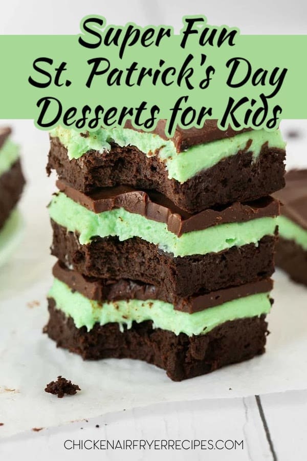 These fun St. Patrick’s Day desserts for kids are colorful, sweet, and fun to make after a delicious air fryer dinner. St. Patrick's Day Treats | Lucky Charms Desserts | Green-Themed Desserts | Shamrock-Shaped Desserts | Kid-friendly St. Patrick's Day Sweets | Homemade St. Patrick's Day Desserts | Pot of Gold Desserts | Rainbow Desserts for St. Patrick's Day